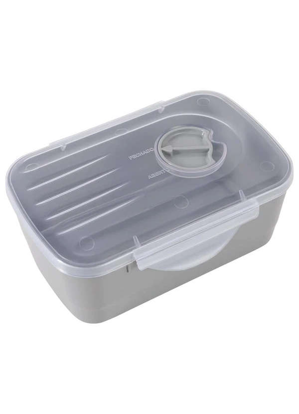 Lar e Lazer - Pote de Marmita Cinza 750ml 3