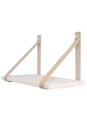 Lar e Lazer - Prateleira com Tiras Bege - LAR E LAZER