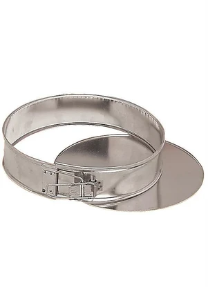 Lar e Lazer - Forma para Bolo com Fundo Removível Prata 22 cm - LAR E LAZER