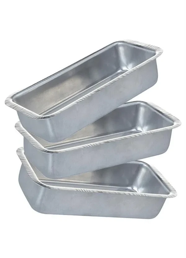 Lar e Lazer - Kit Formas de Pão em Alumínio 3 Peças