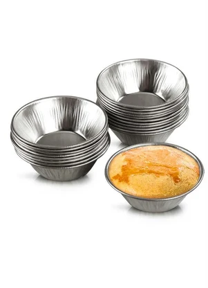 Lar e Lazer - Kit Formas para Empada Lisa 20 Peças N° 2 - LAR E LAZER