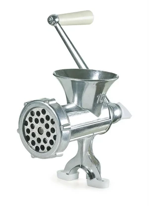 Mundo Lar - Moedor de Carne Manual Prata 1 Peça - MUNDO LAR