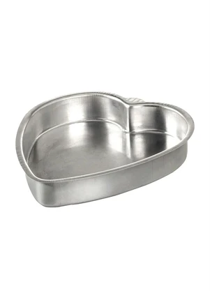 Lar e Lazer - Assadeira Coração Prata N° 3 - LAR E LAZER