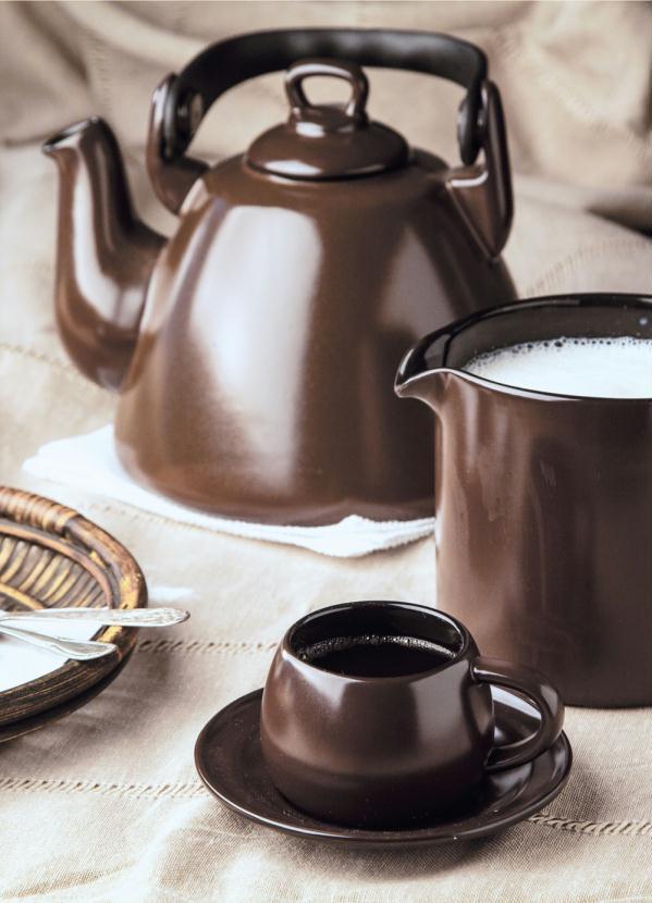 Lar e Lazer - Chaleira Colonial Chocolate 6