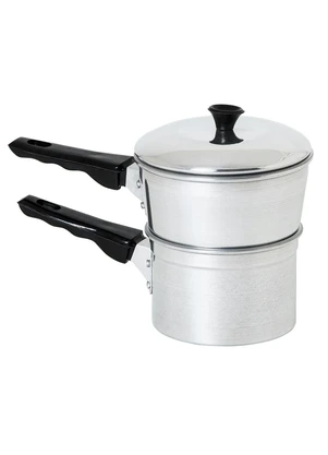 Lar e Lazer - Cuscuzeira Prata 400 Ml - LAR E LAZER