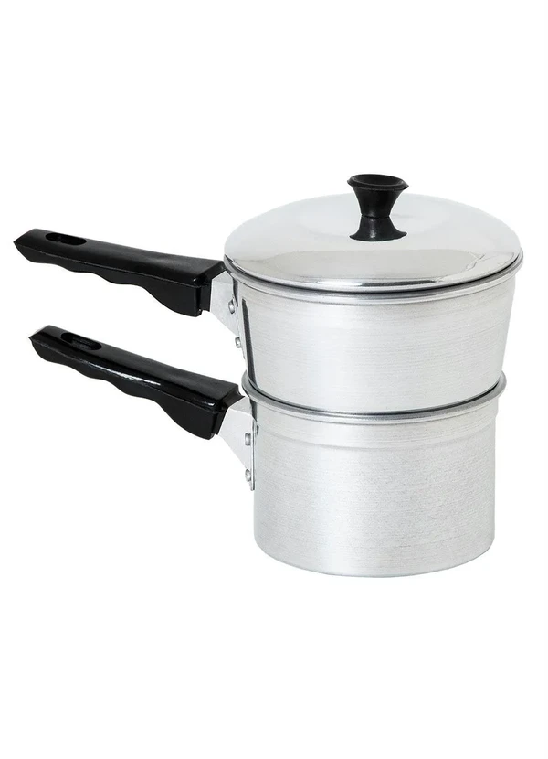 Lar e Lazer - Cuscuzeira Prata 400 Ml 2