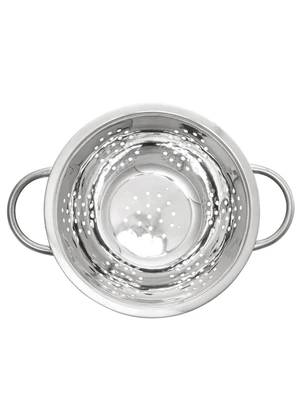 Lar e Lazer - Escorredor de Massas Aço Inox 20cm - LAR E LAZER