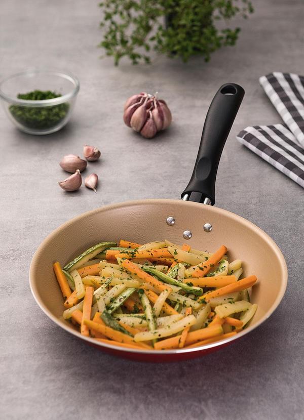 Tramontina - Frigideira Antiaderente Vermelha 26cm 2