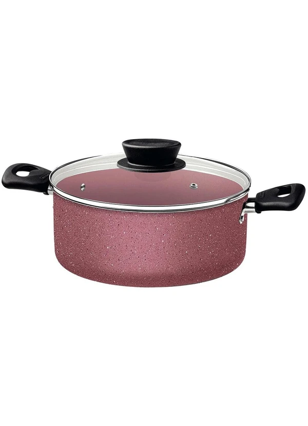 Tramontina - Jogo de Panelas Starflon Max Rosa 4 Peças 5