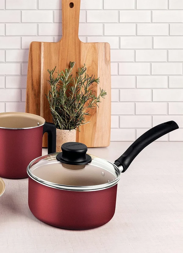 Tramontina - Jogo de Panelas Vermelho 4 Peças 3