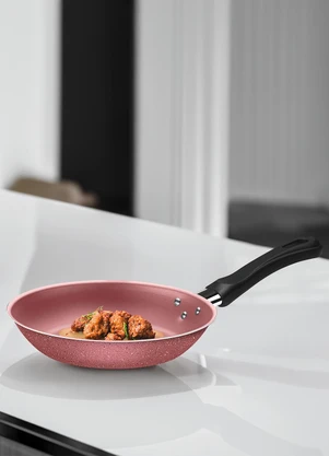 Tramontina - Kit Frigideiras Caribe Rosa 3 Peças - TRAMONTINA