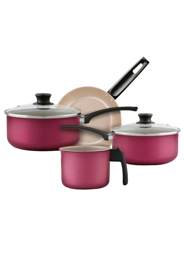 Lar e Lazer - Kit Panelas 4 Peças Cereja Magnific 1