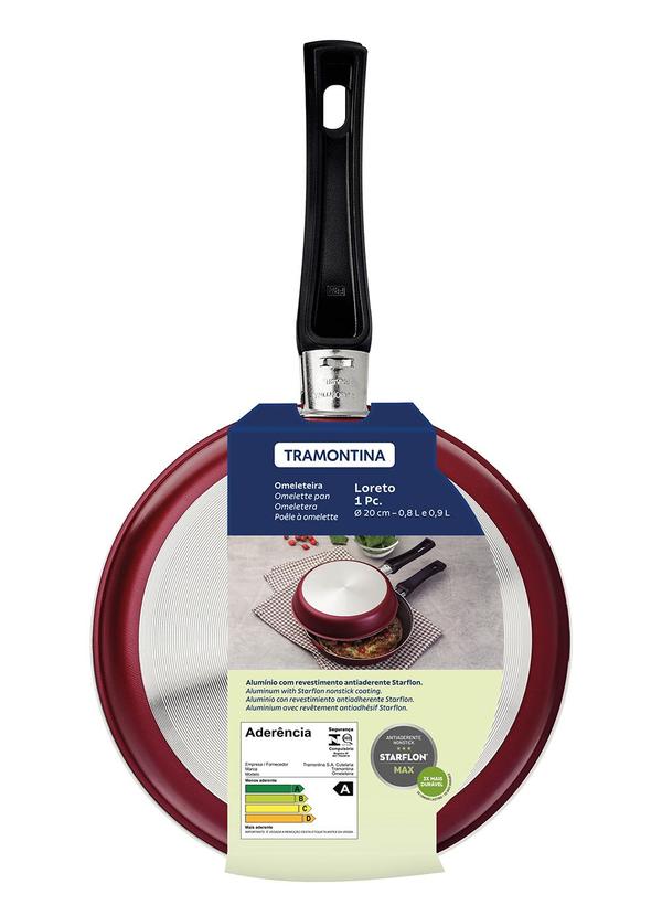Tramontina - Omeleteira Tramontina Vermelha 20cm 5