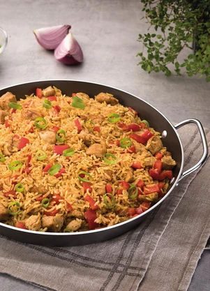 Paellera Tramontina Loreto Grafite 30cm - TRAMONTINA