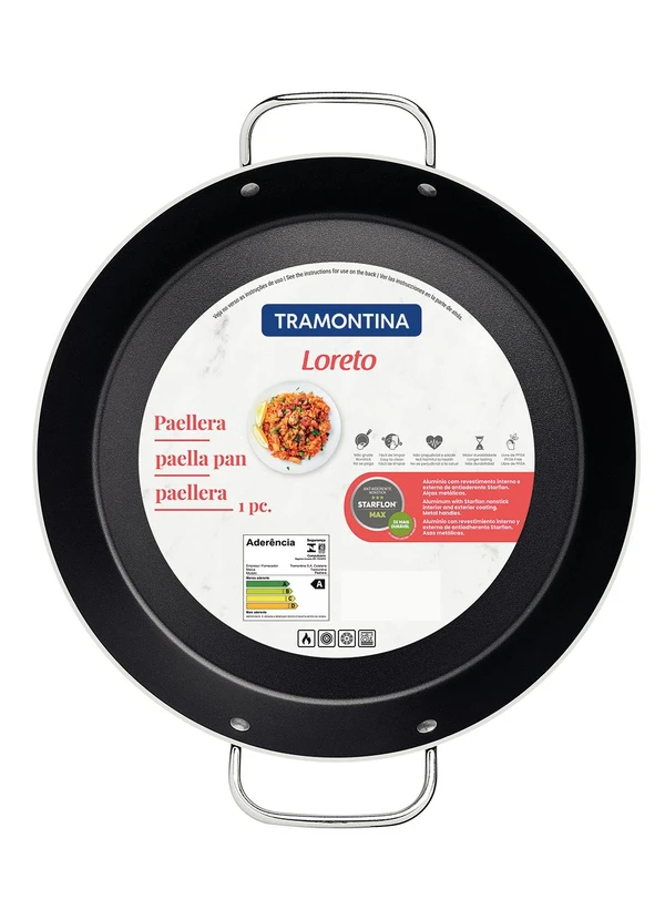 Tramontina - Paellera Tramontina Loreto Grafite 30cm 4