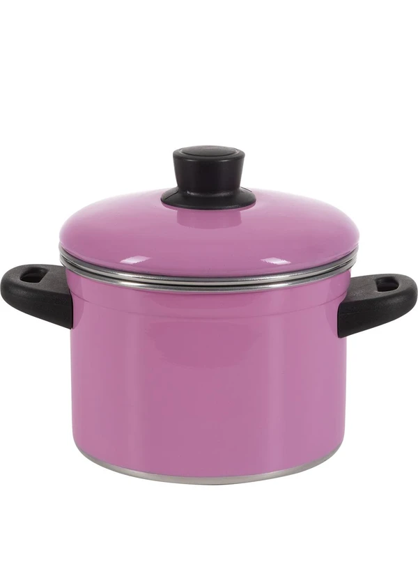 Lar e Lazer - Panela 2 em 1 Cozimento a Vapor Rosa 3