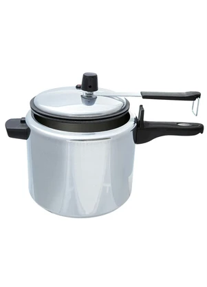 Lar e Lazer - Panela de Pressão Polida Prata 4,5 L - LAR E LAZER