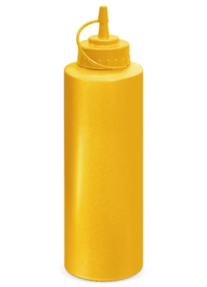Lar e Lazer - Bisnagão Amarelo 1 Litro - LAR E LAZER