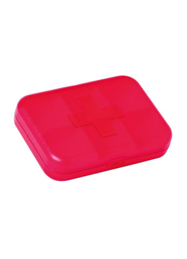 Lar e Lazer - Caixa para Remédios Retangular Vermelha 2