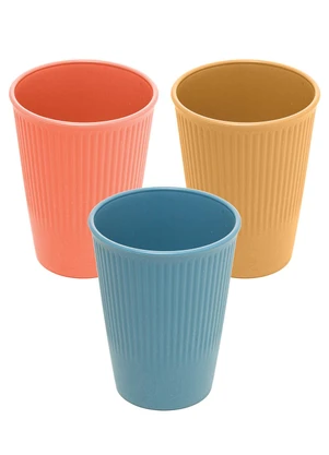 Lar e Lazer - Copo de Bambu Sortido Stripes - LAR E LAZER