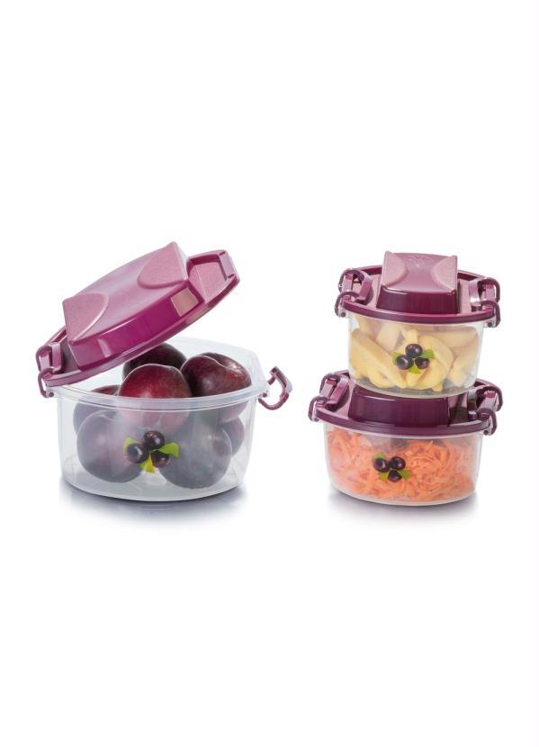 Lar e Lazer - Kit 3 Potes Decor Redondo 1