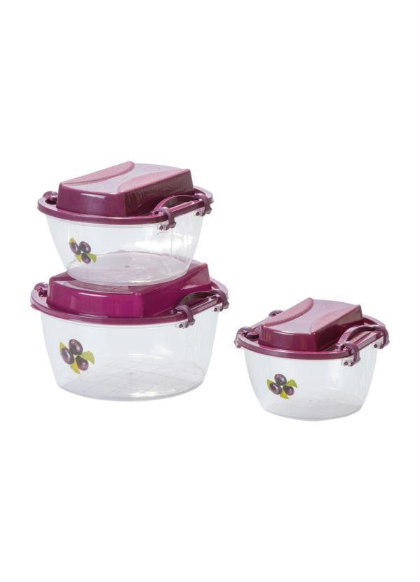 Lar e Lazer - Kit 3 Potes Decor Redondo 3