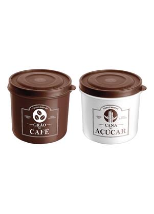 Kit Potes Caf e Aucar 1l (Sortido)