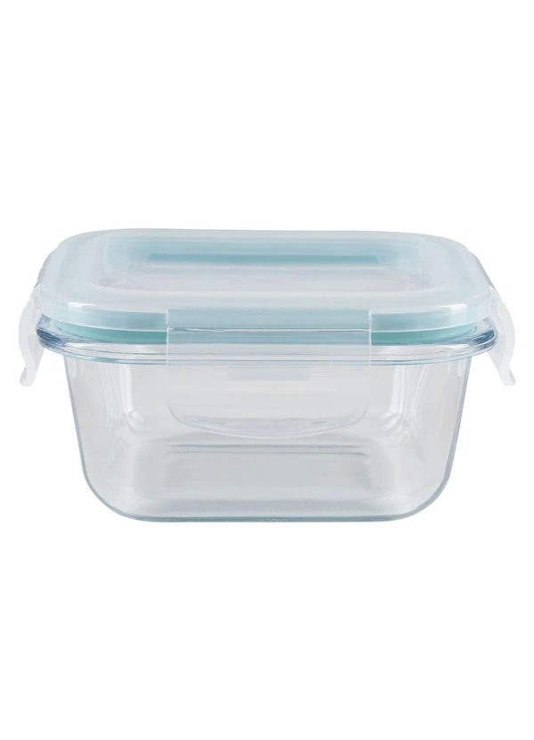 Lar e Lazer - Pote Quadrado de Vidro 520 Ml