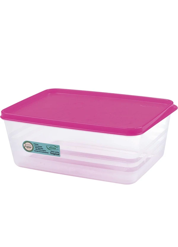 Lar e Lazer - Pote Retangular Alto 2,2l