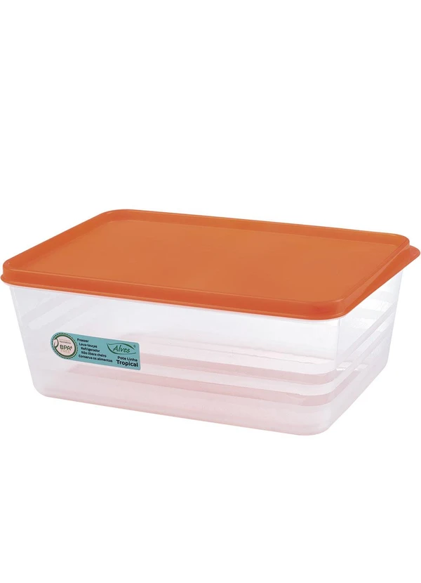 Lar e Lazer - Pote Retangular Alto 2,2l 3