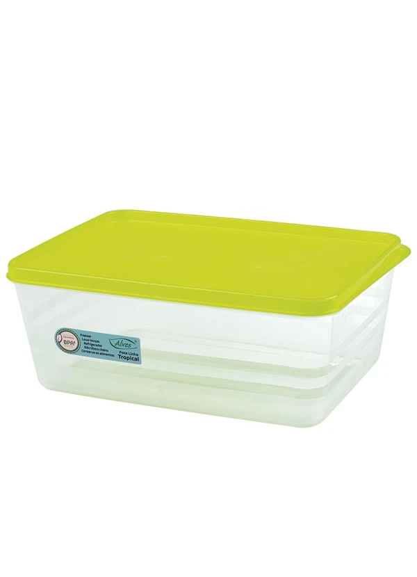 Lar e Lazer - Pote Retangular Alto 2,2l 4