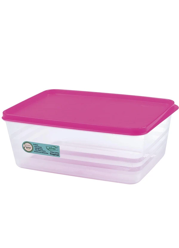 Lar e Lazer - Pote Retangular Alto Sortido 3.2l 3