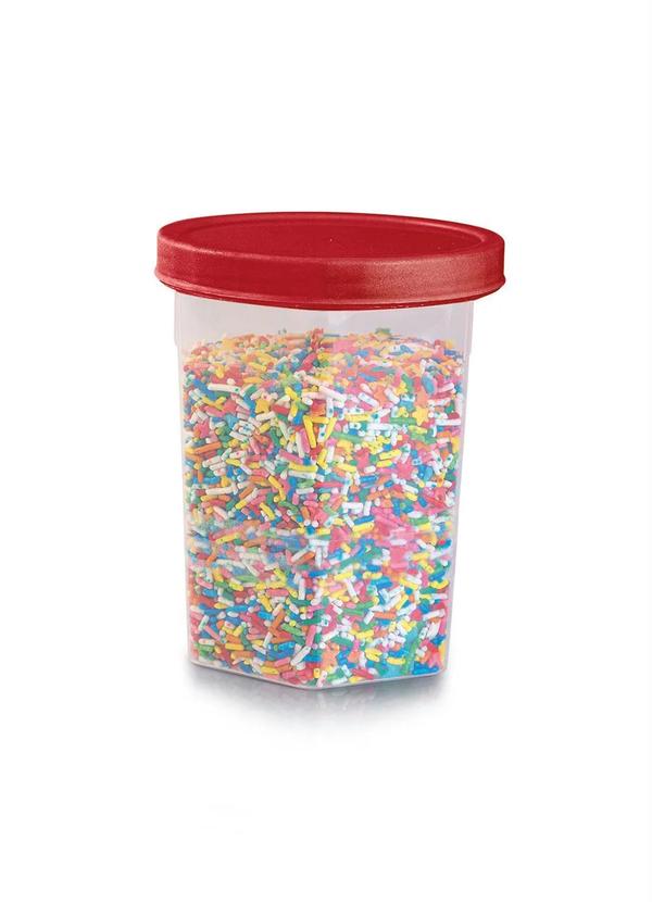 Lar e Lazer - Pote Sextavado Tampa com Rosca 500 Ml 3