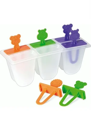 Lar e Lazer - Kit Forminhas para Picolé Multicores 6 Peças - LAR E LAZER