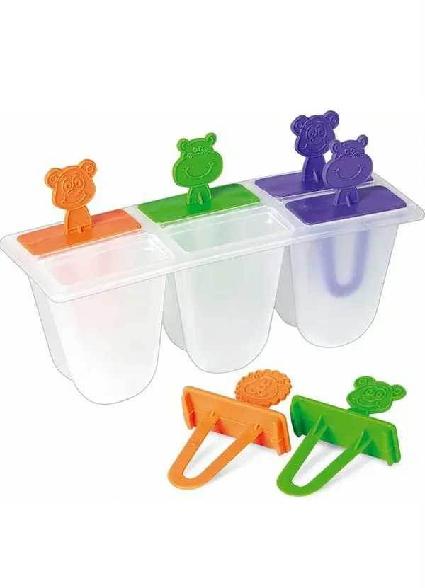 Lar e Lazer - Kit Forminhas para Picolé Multicores 6 Peças