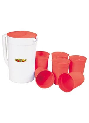 Giplas - Kit Jarra com 6 Copos Cobre - GIPLAS