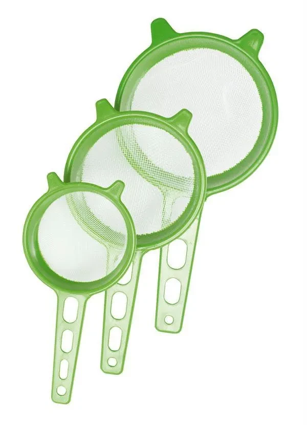 Lar e Lazer - Kit Peneiras Em Plástico 3 Peças