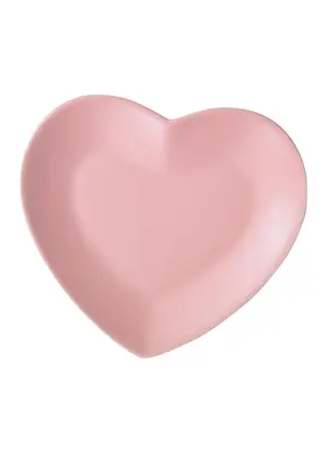 Lar e Lazer - Coração Decorativo Cerãmica Heart Rosa - LAR E LAZER