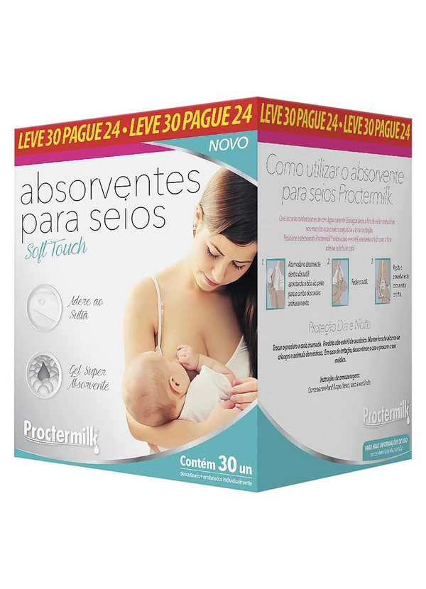 Lar e Lazer - Absorvente para Seios - 30 Un