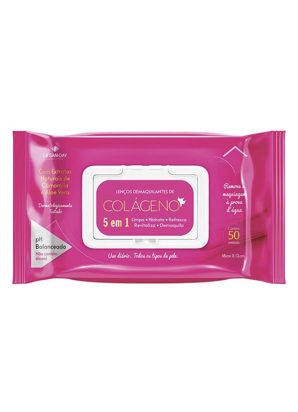 Lar e Lazer - Lenços Demaquilantes de Colágeno