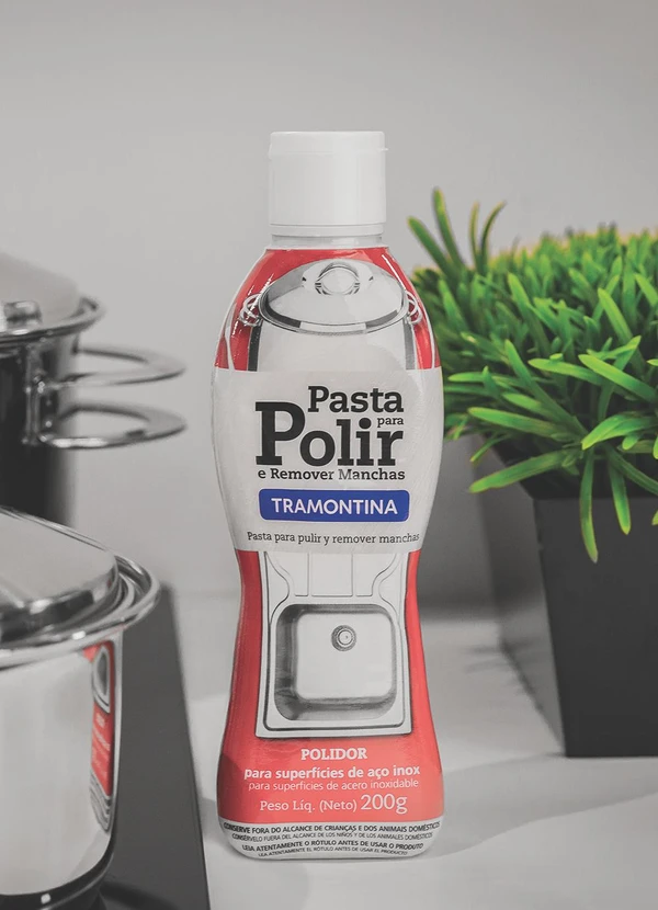 Tramontina - Pasta para Polir e Remover Manchas em Aço Inox