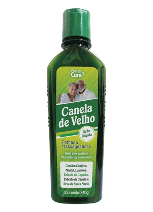 Lar e Lazer - Pomada Massageadora Canela de Velho 240g - LAR E LAZER