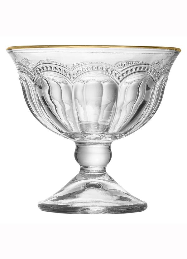 Ta�a de Sobremesa (Com Fio de Ouro) 180 Ml