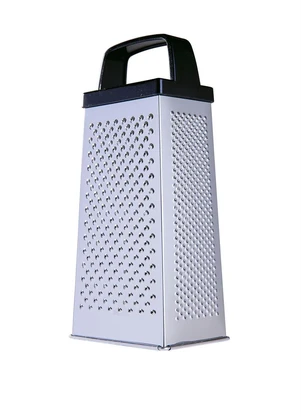 Lar e Lazer - Ralador de Alimentos Preto 4 Faces - LAR E LAZER