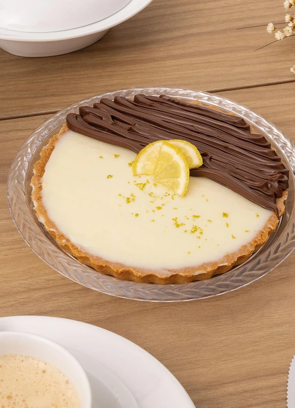 Lar e Lazer - Bandeja Redonda Trançada Acrílico