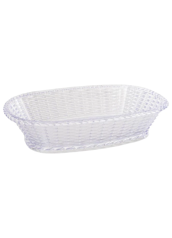 Lar e Lazer - Porta Pão Oval Traçado Em Acrílico 3