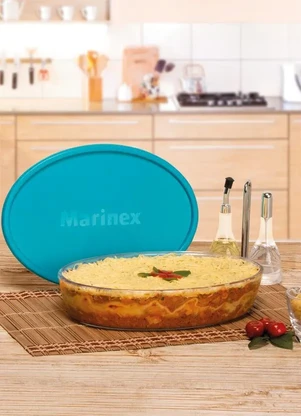 Marinex - Assadeira Oval Sortida 2,4 Litros - MARINEX