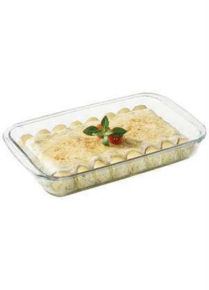 Marinex - Kit Assadeiras Retangulares 3 Peças Em Vidro - MARINEX