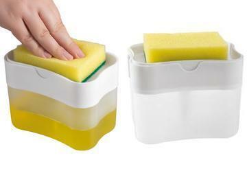 Dispenser 2 em 1 com Esponja 2 Pe�as
