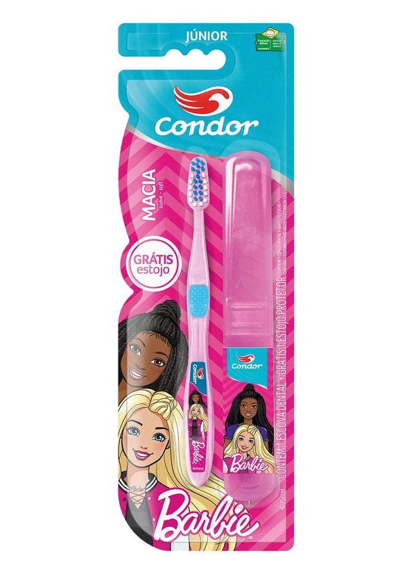 Condor - Escova de Dente Infantil Barbie